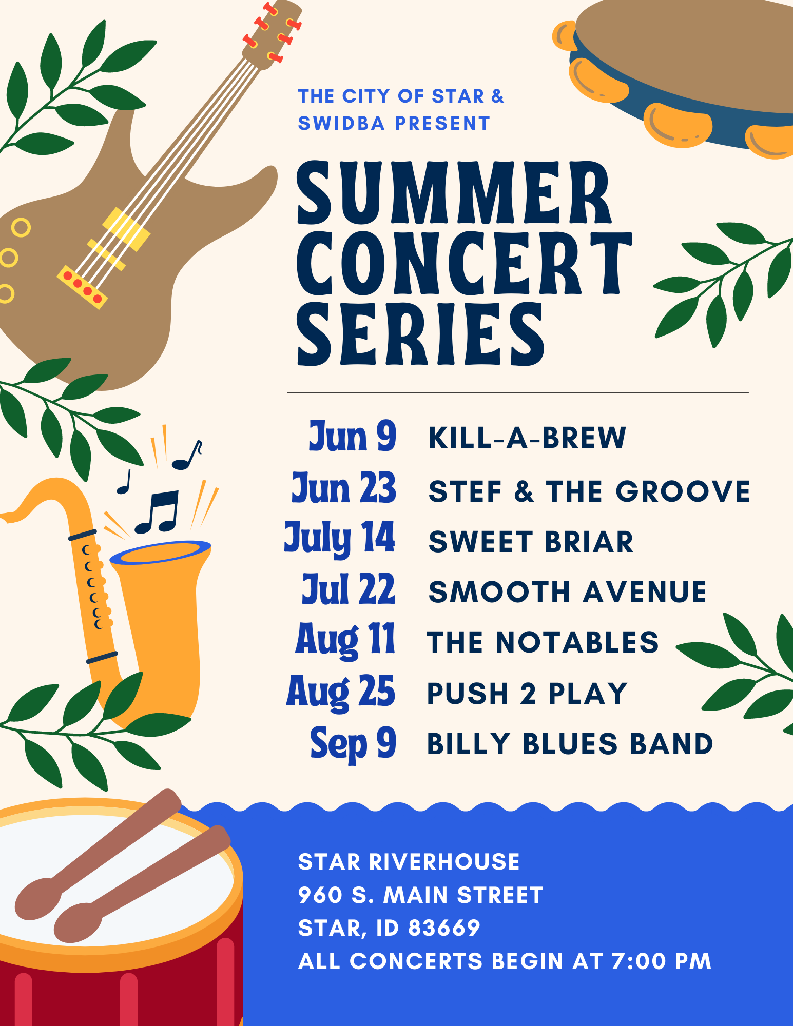 Summer Concert Series at the Riverhouse Star, Idaho